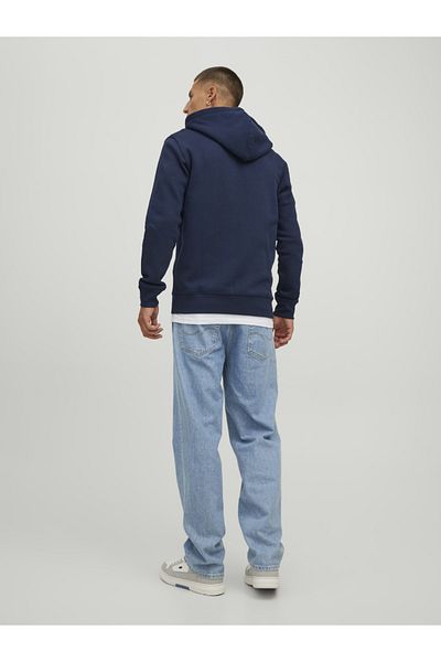 Jack & Jones Μονόχρωμο φούτερ με φερμουάρ