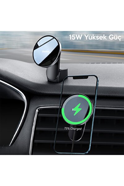 Baseus Big Energy Manyetik Kablosuz Wireless Araç Tutucu