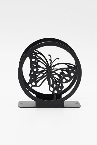 EVAY Μεταλλική θήκη χαρτοπετσέτας με σχέδιο πεταλούδας, διακοσμητική θήκη χαρ...