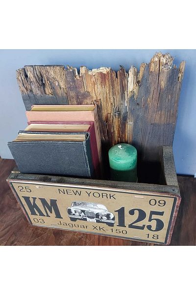 kho military design Wooden Metal Sheet Organizer Model-1