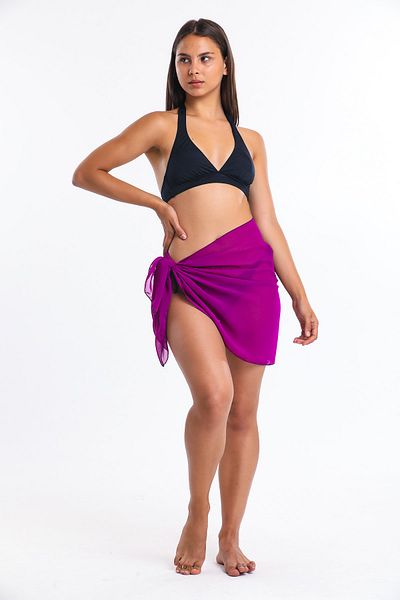 Donna Liberta Purple Pareo Women's Beach Dress 9800