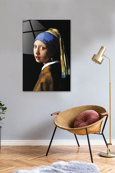 Decorita Pictură clasică |   Masa din sticla |   Fată cu cercei de perle