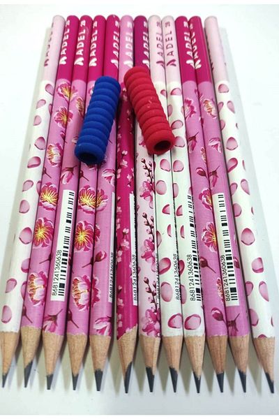 Adel Pencil - Sakura Pencil Patterned 12 Pieces