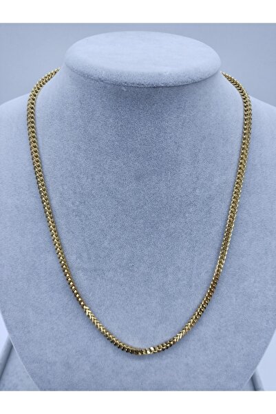 UBUH SHOP Gurmet 3 Zincir Paslanmaz Çelik Unisex Kral Zincir Kolye