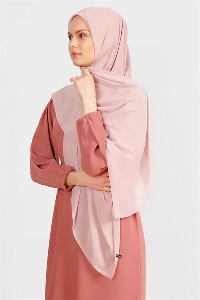 Differenza Chiffon Scarf - Dark Powder