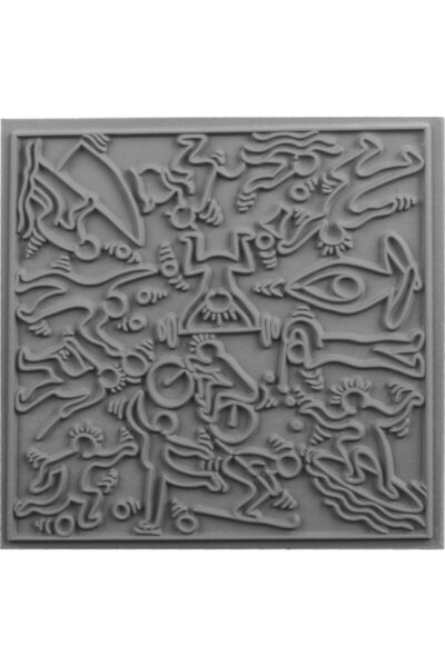 Cernit Latex Printing Mold : 9 X 9 Cm - Sports