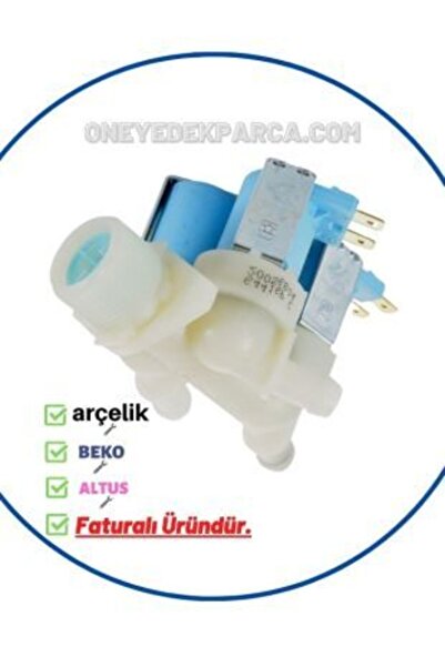 Beko D6 7101 E Çamaşır Makinesi Su Giriş Vanası (3'lü Ventil)