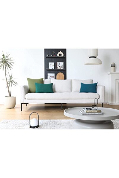 Cortibo Alaska Linen Throw Pillow Cover - Khaki