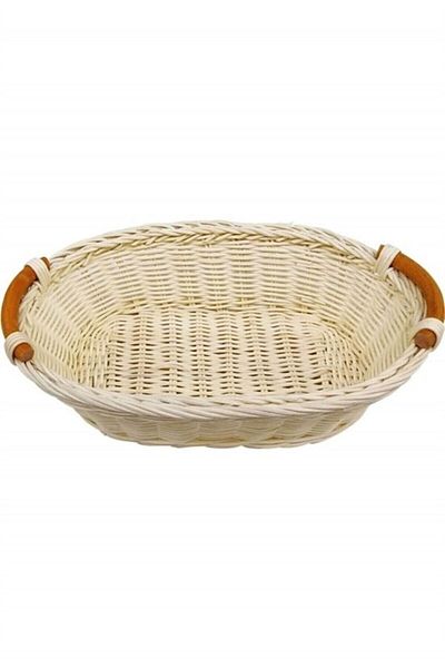 Kumsal Mutfak Bamboo Wicker Bread Serving Basket 19x29cm