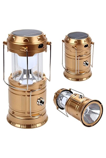 kar-bul Büyük Boy Güneş Enerjili Kamp Feneri Işıldak Lamba Usb Powp-5800