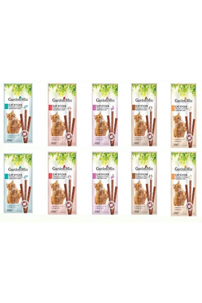 Gardenmix Garden Mix Karışık Kedi Ödül Sticks x 10 Adet