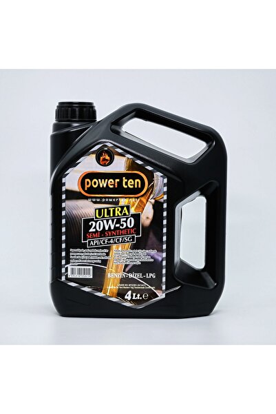 Powerten 20w50 motor Yağı 4 Litre