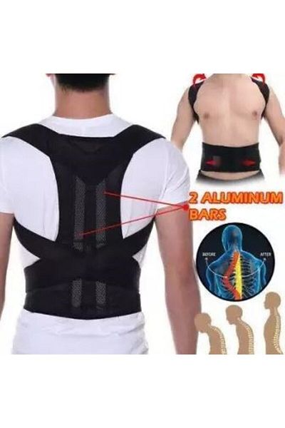 Sh Mağazacılık Unisex Upright Posture Lumbar Back Pain Support Spine Posture Corrector Apparatus to Prevent Humpback