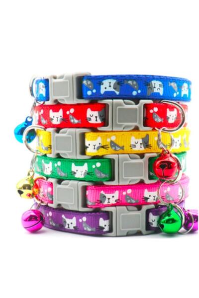 Pet Trendy Shop Adjustable and Bell Cat Collar