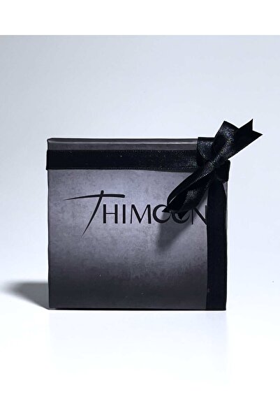 THIMOON Men's Black Color Tarnish Stainless Steel Necklace