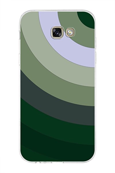 PrintiFy Samsung Galaxy A7 (2017) Kapak Renk Cümbüşü Tasarımlı Şeffaf Silikon Kılıf