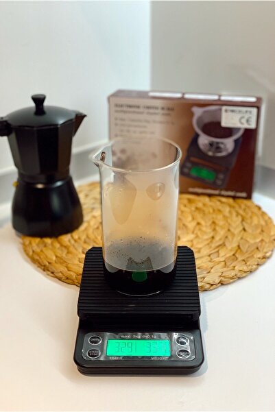 HUBBYCHEF Elektronik Hassas Kahve Terazisi Mutfak Tartısı 3kg / 0,1gr