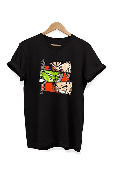 remonz Μπλουζάκι με στάμπα Dragonball 100% βαμβακερό μεγάλο μέγεθος 3