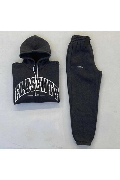Machetta Σετ αθλητικής φόρμας Anthracite Fla Printed Oversize