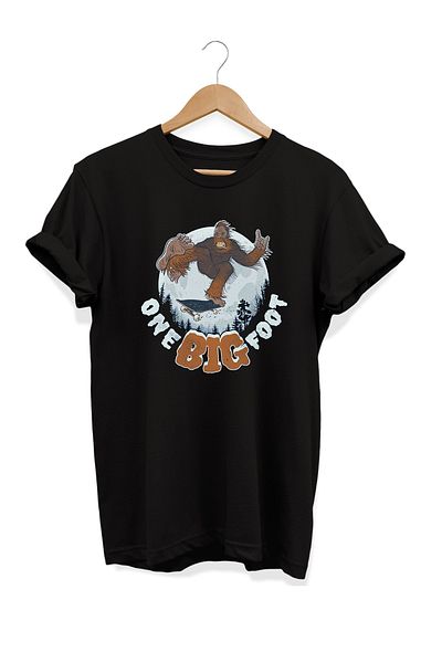 remonz Μπλουζάκι με στάμπα Bigfoot 100% βαμβακερό μεγάλο μέγεθος 3