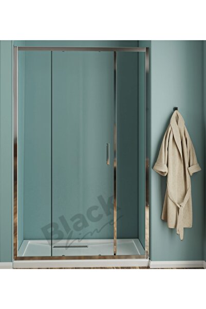 Blackline 130-139 Cm Iki Duvar Arası Kromaj Dusakabin