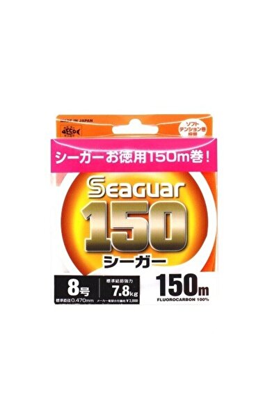 seaguar 150% Fluorocarbon 150m Linie de pescuit Shock Leader