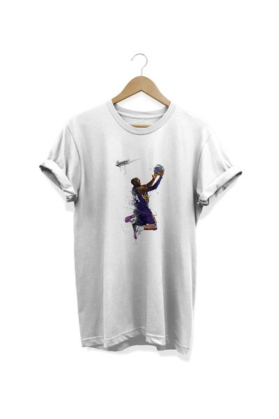 WİDİ Kobe Štampano Bela T-shirt