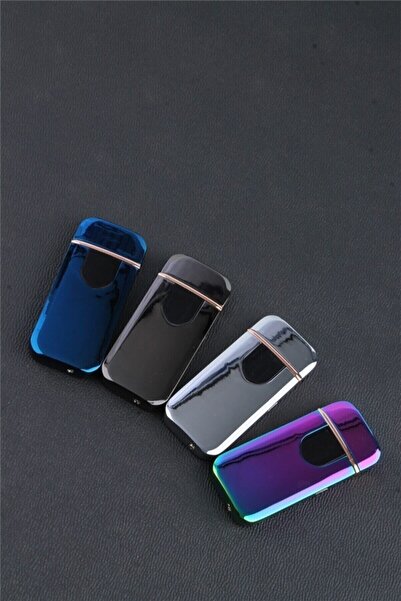 Genel Markalar Ice Kaplamalı Şarjlı Dokunmatik Çakmak Çok Renkli