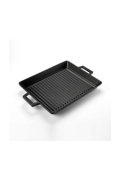 Lava Cast Iron Grill Pan with Metal Handle. Size 26x32cm.