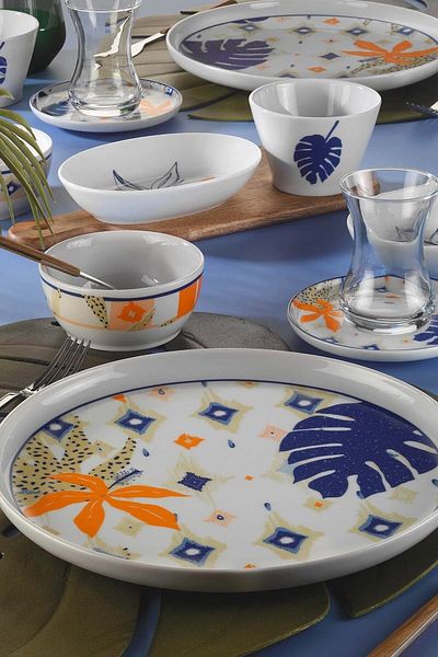 Kütahya Porselen Mood 30 Piece Breakfast Set 12001