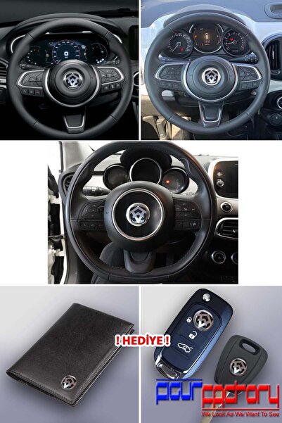 FigurFactory Fiat Ducato Logo Içi Metalize Damla Kabartma Logo Ön - Arka - Di...