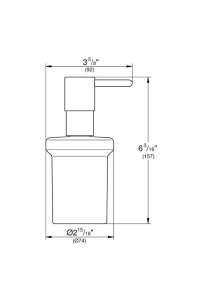 Grohe Liquid Soap Dispenser Glass and Pump Essentials - 40394Da1