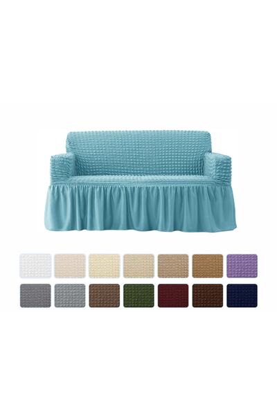 elgeyar Set de 3 canapea Wrap în formă de husă de canapea husă de canapea