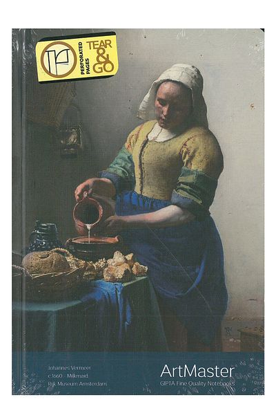 Gıpta Art Master Thread Stitched Hard Cover 17x24 Cm 120 Sheets Checkered Notebook-milkmaid (milkmaid)