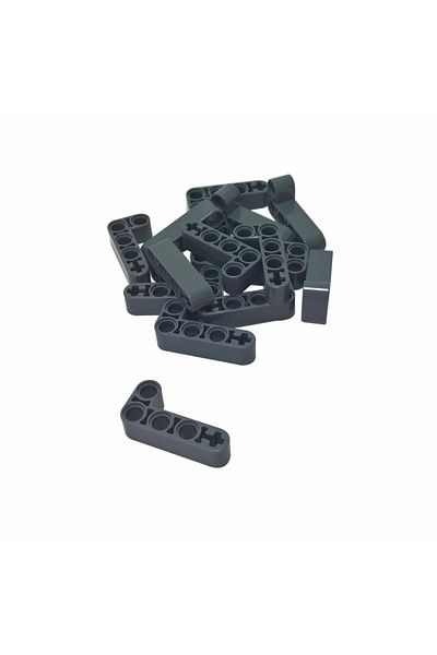 LEGO Original Technic Moc Custom Liftarm Bent Thick L-shape 2 X 4 - Dark Gray 8 Pieces Will Be Sent