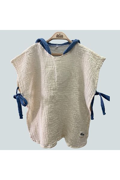 Ninna Kids Baby & Kids Puffy Muslin Poncho