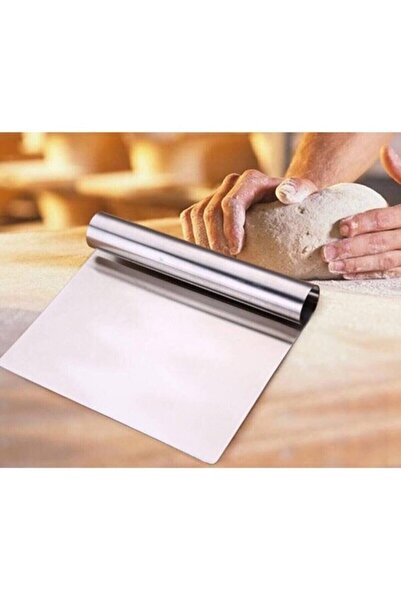 Bahar Dükkanı Paslanmaz Çelik Spatula Hamur Kesici Hamur Kazıyıcı 20 cm