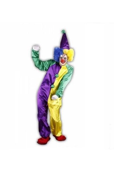 tahtakale marketi Jumpsuit Clown Costume Adult Clown Outfit