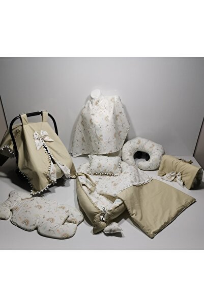 Balamira Vizon Gökkuşaklı 10 Parça Babynest Seti
