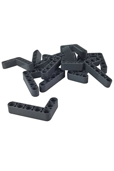 LEGO Technic Moc Custom Liftarm Bent سميك على شكل حرف L 3 X 5 - رمادي داكن سيتم إرسال 4 قطع
