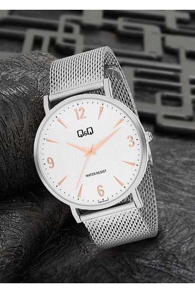 Q&Q Metal Men's Wristwatch Pqb40