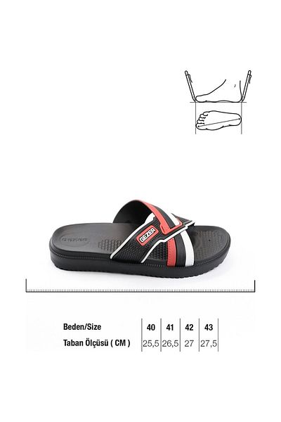 GEZER Summer Beach Non-Slip Sole Wet Floor Daily Men's Slippers