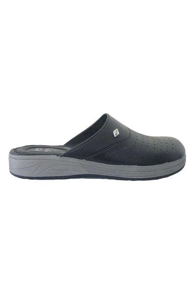 GEZER 12680 Black Men's Daily Sabo Slippers