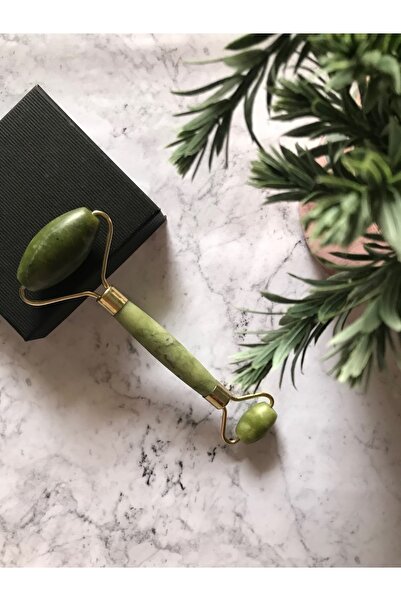 Layes Doğal Çift Taraflı 2'li Yeşim Taşı Masaj Aleti Roller