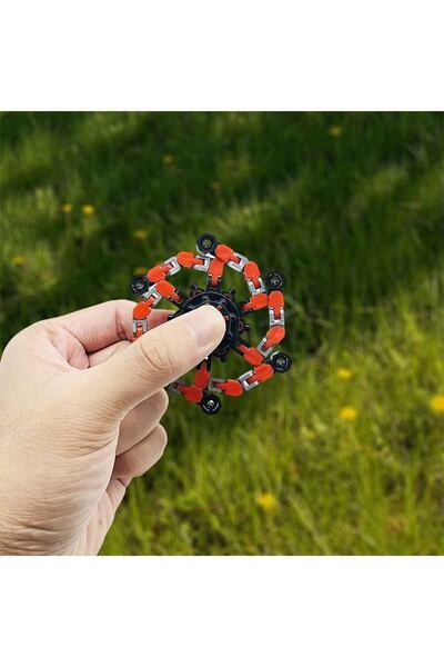 Toyaş 3 Adet Fidget Spinners Dönüştürülebilir Zincir Robot Oyuncak Stres Çarkı