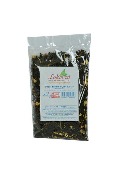 LokmanAVM Natural Jasmine Tea 100 Gr Package