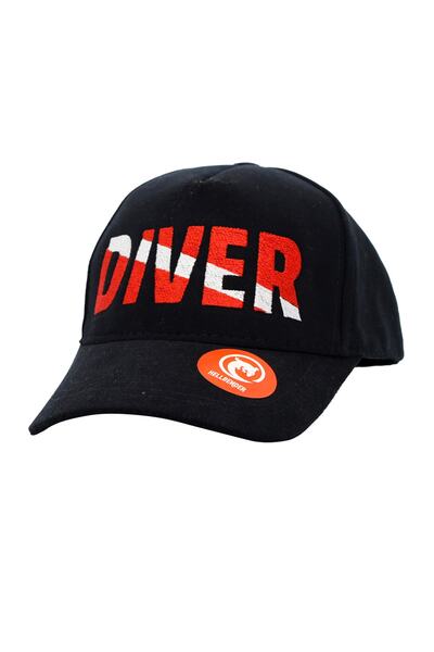 Hellbender قبعة مطرزة بتصميم علم الغوص