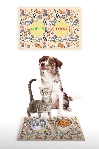 Vagonik سجادة طعام مزخرفة مطبوعة رقمية متعددة الأغراض