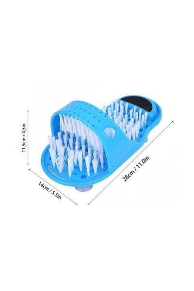 CMT Easy Feet Bathroom Foot Washing Massage Slippers Pumice Stone Foot File