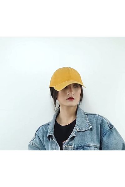 Kardelen Butik Denizli Vintage, Adjustable, Cotton, Comfortable, Washed Baseball Cap (Unisex)